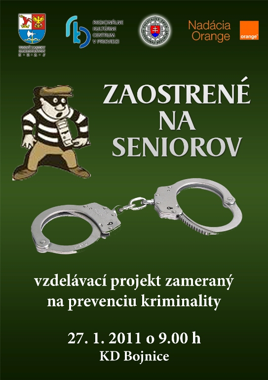 Zaostrené na seniorov - plagát